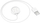 Kabllo karikimi për smartwatch Hoco Y24, USB A, 0.6 m, e bardhë