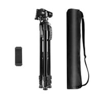 Trekëmbësh Puluz Tripod Stand, kokë 3D 360°, mbajtës telefoni, i zi