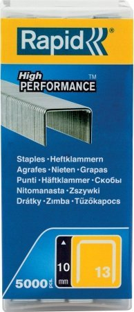 Kapsa Rapid No.13 Finewire, 10 mm, 5000 copë, metalike