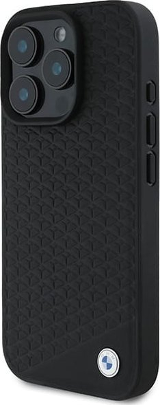 Mbrojtëse telefoni BMW BMHMP16X23RDDK për iPhone 16 Pro Max 6.9", lëkurë, MagSafe, e zezë