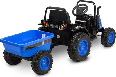 Traktor elektrik për kalamaj Hector, me rimorkio, me telekomandë, blu