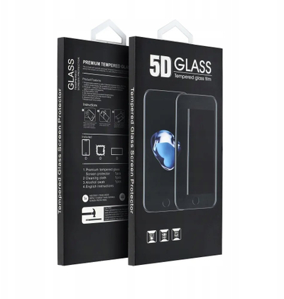 Xham mbrojtës OEM 5D për iPhone 17 Pro, tempered glass, matte, i zi