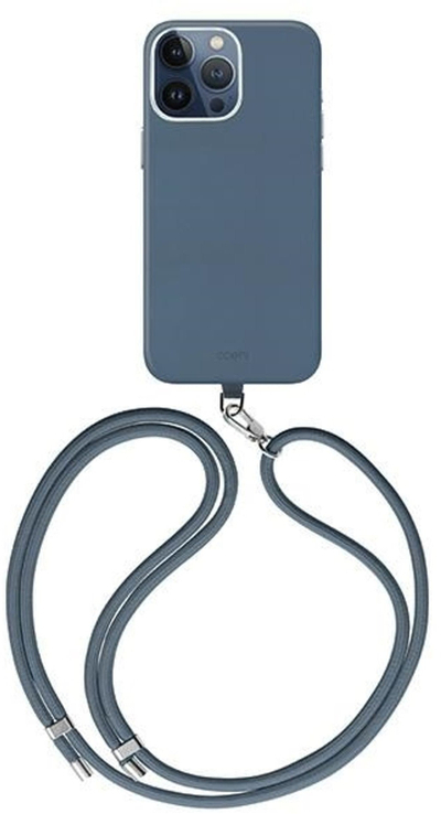 Футрола за телефон Uniq Coehl Muse iPhone 15 Pro 6.1", со MagSafe, сина сафир