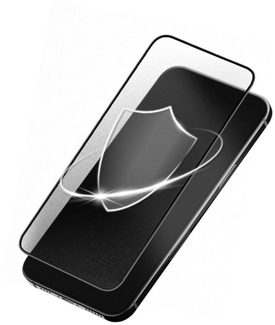 Заштита за екран Forcell Matt Glass за iPhone 14 Pro Max, калено стакло, црна рамка