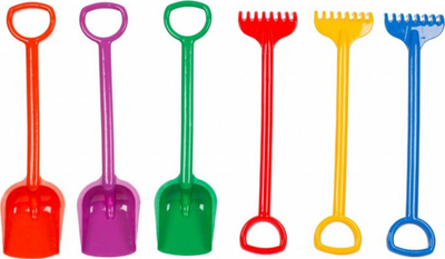 Lopatë dhe Rake Sandbox 570358, 48 cm, 12 cm, ngjyrë të ndryshme