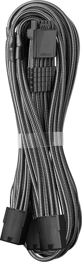 Kabllo zgjatuese CableMod Pro ModMesh 12VHPWR PCIe, 16 pin në 3x 8 pin, 45cm, karbon