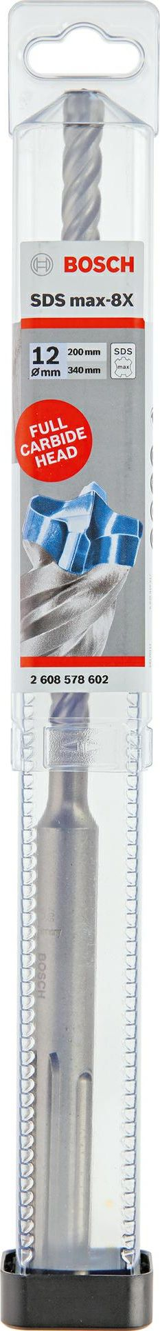 Freza betoni Bosch SDS-max-8X, 32mm, e gjatë 600mm