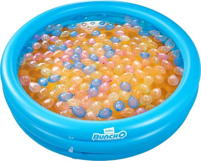 Set pishinë Zuru Bunch O Balloons, diametër 1.3 m, 100 balona uji që mbyllen vetë, shumëngjyrëshe