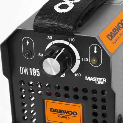 Inverter saldimi Daewoo DW195, 160A, 145-230V, gri portokalli