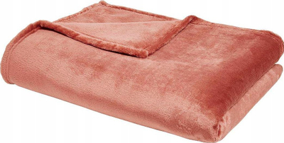 Plaid Today Essential XL Microplush, 150x200 cm, poliester, terrakote