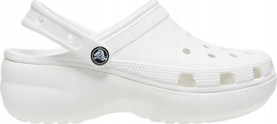 Sandale Crocs Classic Platform Clog, për goca, të bardha