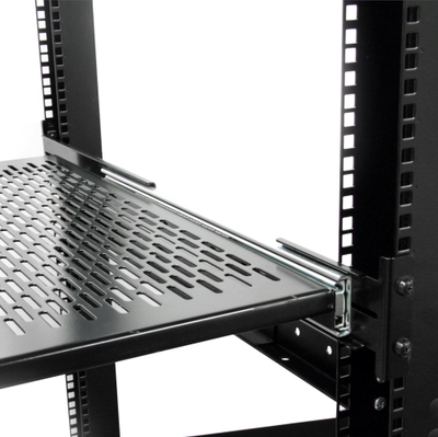 Rafth serveri StarTech.com 2U, rrëshqitës, 19", deri 23kg, i zi
