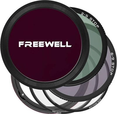 Filtër magnetik VND Freewell 82mm, variabël ND, i zi