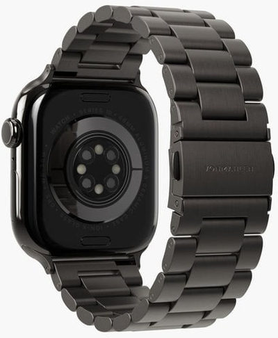 Rrip ore Vonmählen Link Bracelet 2 për Apple Watch, 44 mm, çelik inox 316L, gri granite