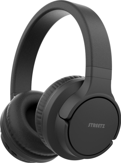 Kufje Bluetooth Streetz BT510, me ndalim zhurmash, Bluetooth 5.3, të zeza