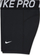 Pantallona të shkurtra sportive Nike Pro Big Girls 3", Dri FIT, për goca, të zeza