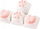 Set keycaps 3D për tastierë, 4 copë, dizajn Cat Paw, shumëngjyrëshe