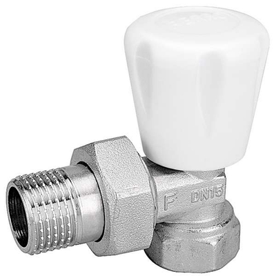 Valvul këndore radiator Ferro ZG5Y, 1/2", metalike