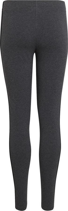 Leggins për goca adidas 3S Leg Jr HB7937, pambuk poliester, të ngushta, gri