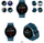 Smartwatch Giewont GW120-4, ekran me prekje, Bluetooth, blu