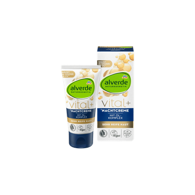 Krem nate hidratues Alverde Vital+, 50 ml