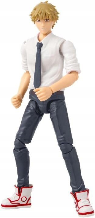 Figurina Anime Bandai Anime Heroes Denji me Pochita, 17 cm, me aksesorë, shumëngjyrëshe