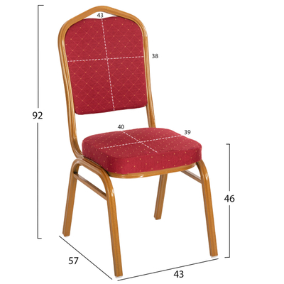 Karrige për konferencë/katering Hilton 44x66x92,5Hcm (HM0054.21)