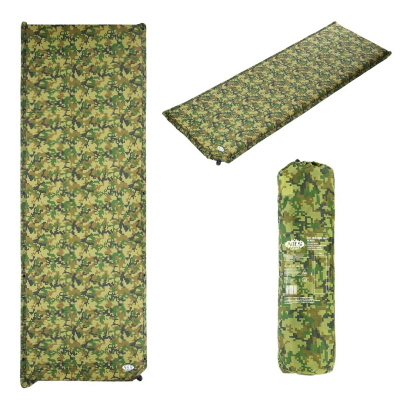 Dyshek kampingu që fryhet vetë Nils Extreme NC4050, 5 cm, poliester 190T, kamuflazh