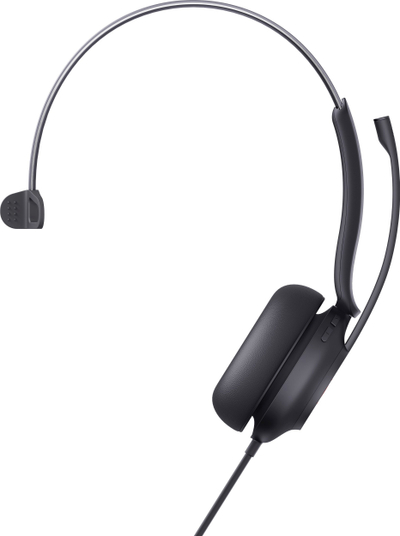 Kufje me kabllo Yealink UH37 Mono UC, USB C dhe USB A, të zeza