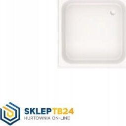 Pjatë dushi Steel SACHA A2B517G000, 80x80 cm, çelik, e bardhë