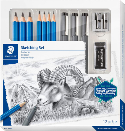 Set lapsash Staedtler Gemischtes Zeichen, 12 copë