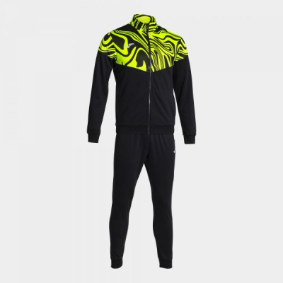 Тренерка Joma Lion II за мажи и момчиња, црна, флуоресцентно жолта