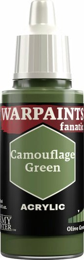 Ngjyrë akrilike The Army Painter Warpaints Fanatic Camouflage Green WP3069P, 18ml, jeshile kamuflazh