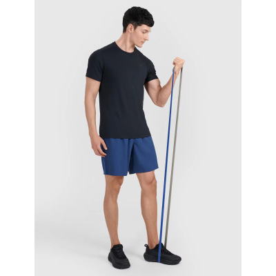 Bluzë sportive 4F Training për burra, material 4FDry, e zezë