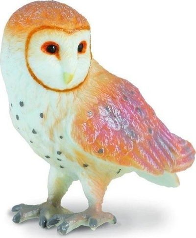 Figurinë lodër Collecta Barn Owl, kukuvajkë, plastike, shumëngjyrëshe
