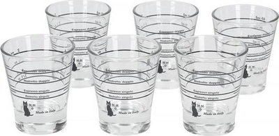 Чаша за еспресо Motta 16700141200, 60 ml, проѕирно стакло