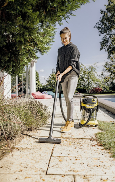Fshesë me ujë dhe pluhur Karcher WD 5 S V-25/5/22, 1100W, depozitë 25L, inoks