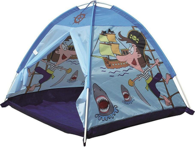 Шатор за игра Бино Pirate Tent, за деца, пиратски мотив, сина