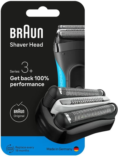 Kokë zëvendësuese rroje elektrike Braun Series 3 32B, për meshkuj, e zezë
