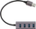 USB hub YENKEE YHB 4300, 4 porta, trup metalik, gri