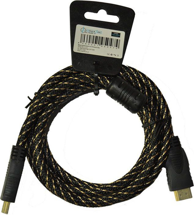 Kabllo Libox (LB0046), HDMI - HDMI, 5m, e zezë