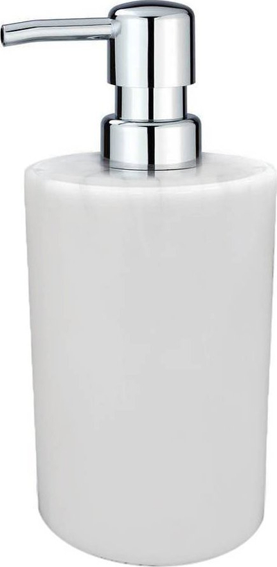 Dispenser sapuni WENKO ONYX, 230 ml, mermer, i bardhë