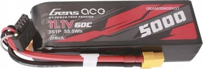 Bateri LiPo Gens Ace Vkonn 5000mAh 11.1V, 60C, 3S1P, me konektor XT60