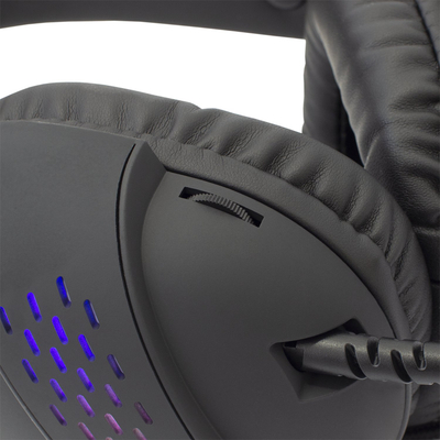 Headset gaming White Shark OX, draivëra 50mm, RGB, i zi