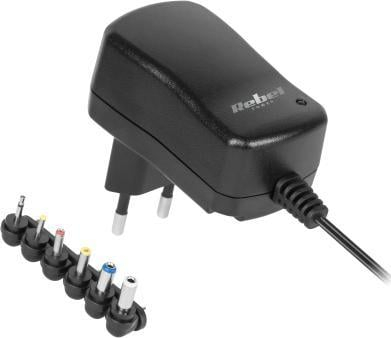 Karikues universal Rebel, 3-12V, 600mA, ngjyrë e zezë