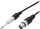 Kabllo audio XLR në Jack 6.3 mm, 5 m, e zezë