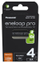 Bateri të rikarikueshme Panasonic Eneloop Pro AA, 2500mAh, paketim 4 copë, të zeza