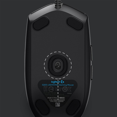 Maus Logitech G G203 Lightsync, i zi