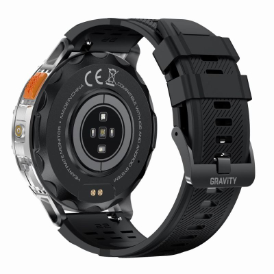 Ora e zgjuar Gravity GT22-2, ekran me ngjyra, Bluetooth, ngjyrë argjendi