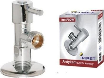 Valvul këndore anti-gëlqere Ball, 1/2", 3/4", krom